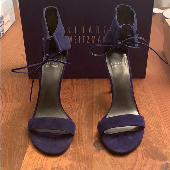 Stuart Weitzman Shoes - Stuart Weitzman suede sapphire heel